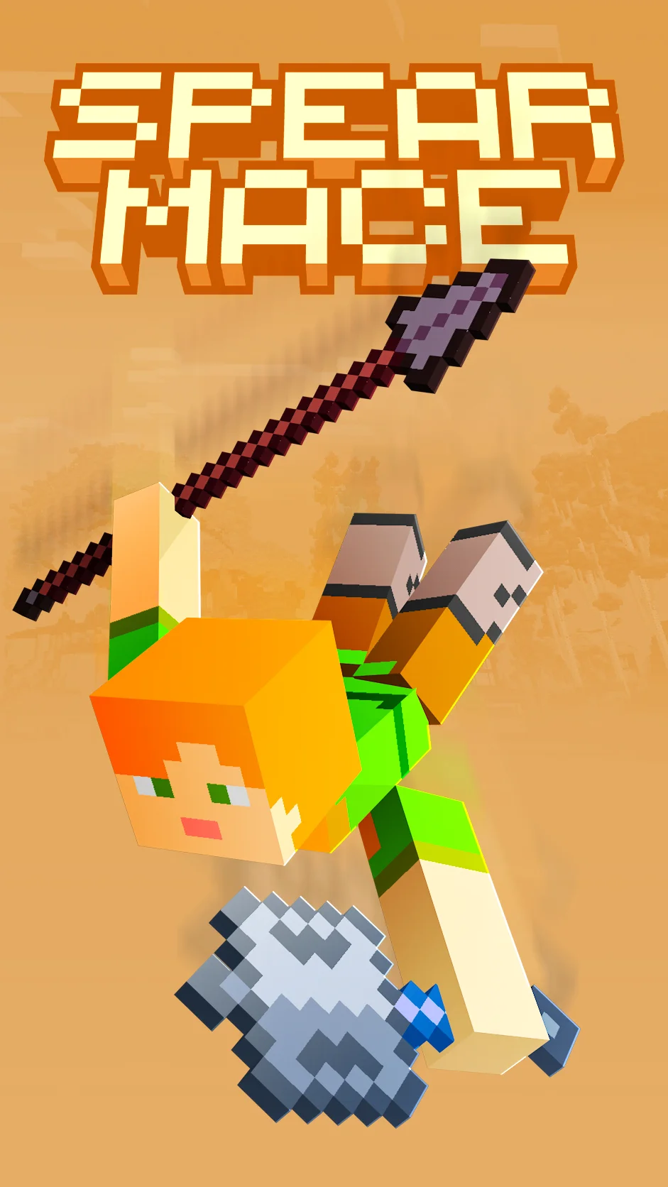 Arte do kit Spear-Mace